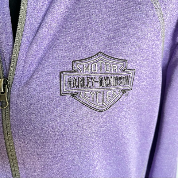Harley-Davidson Women's Lavender Zip-Up Jacket Mt. Rainier, Seattle - Picture 2 of 9